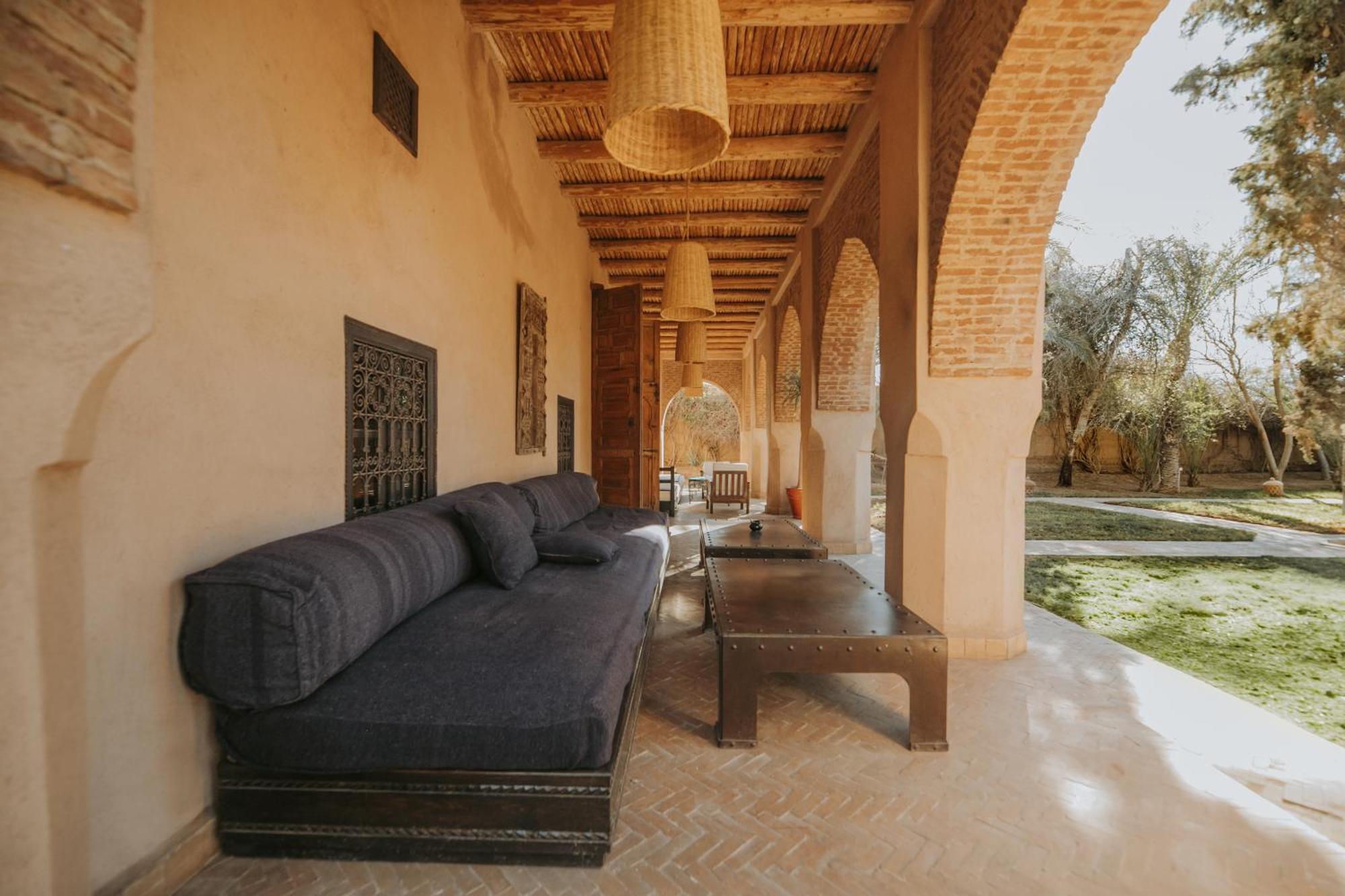 Villa Le Perroquet Bleu Marrakesh Exteriör bild